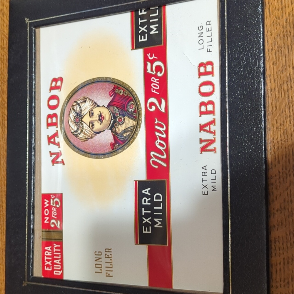 NABOB VINTAGE CIGAR ADVERTISEMENT